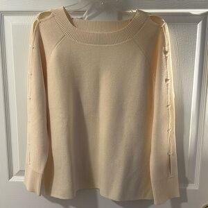 Anne Klein Large Cream Sweater
